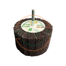 Nhám Carem Nỉ-Nhám Trụ Nỉ -Nhám Chuôi Nỉ Đen 80x25x6mm