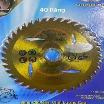 Lưỡi Cắt Gỗ 1 Chiều 110x40mm Răng Mạ Gold