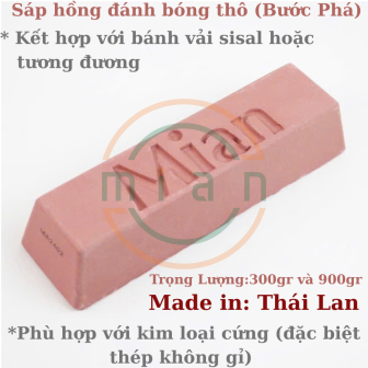 Sáp Đánh Bóng (Bước Phá) Màu Hồng Mian 900g