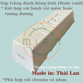 Sáp Đánh Bóng Tinh (Bước Cuối) Màu Trắng Mian 1Kg