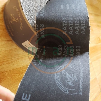 Nhám Vải Cuộn Nhật Bản Bò Cạp Cứng AX63