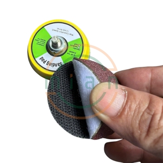 Đế Dán Nhám Tròn-Đế Gai Nhám Tròn-Đế Máy Hơi Kích Thước 2" (50mm) Cốt M6