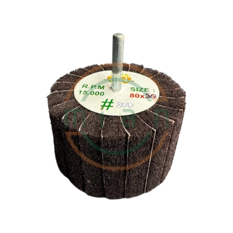Nhám Carem Nỉ-Nhám Trụ Nỉ -Nhám Chuôi Nỉ Đen 80x50x6mm
